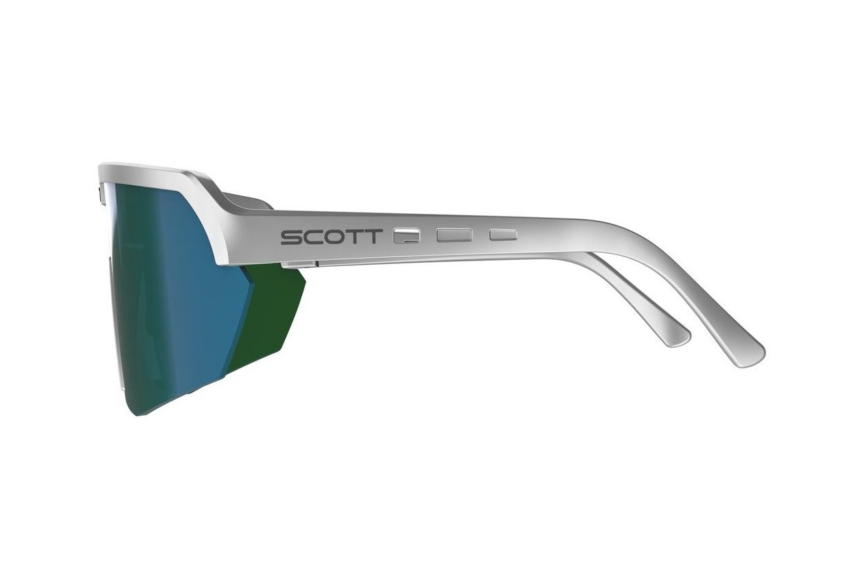 Scott Sp. Shield Supersonic Edt. Sonnenbrille silver / green chrom
