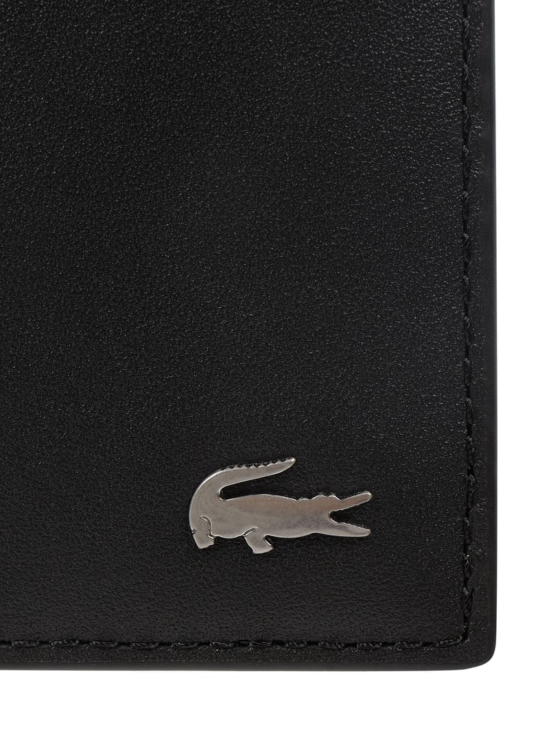 Portemonnaie aus Leder in schwarz