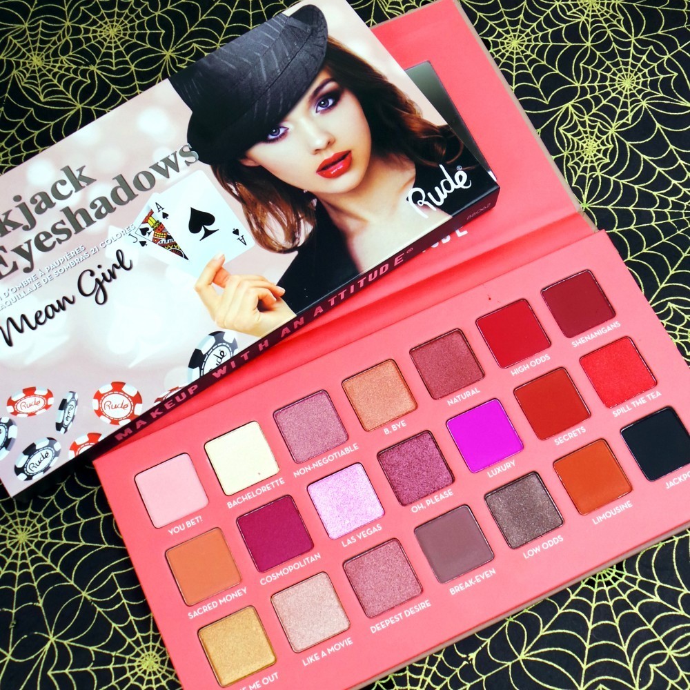 Rude Cosmetics RUDE BLACKJACK 21 Eyeshadow Palette [Mean Girl]