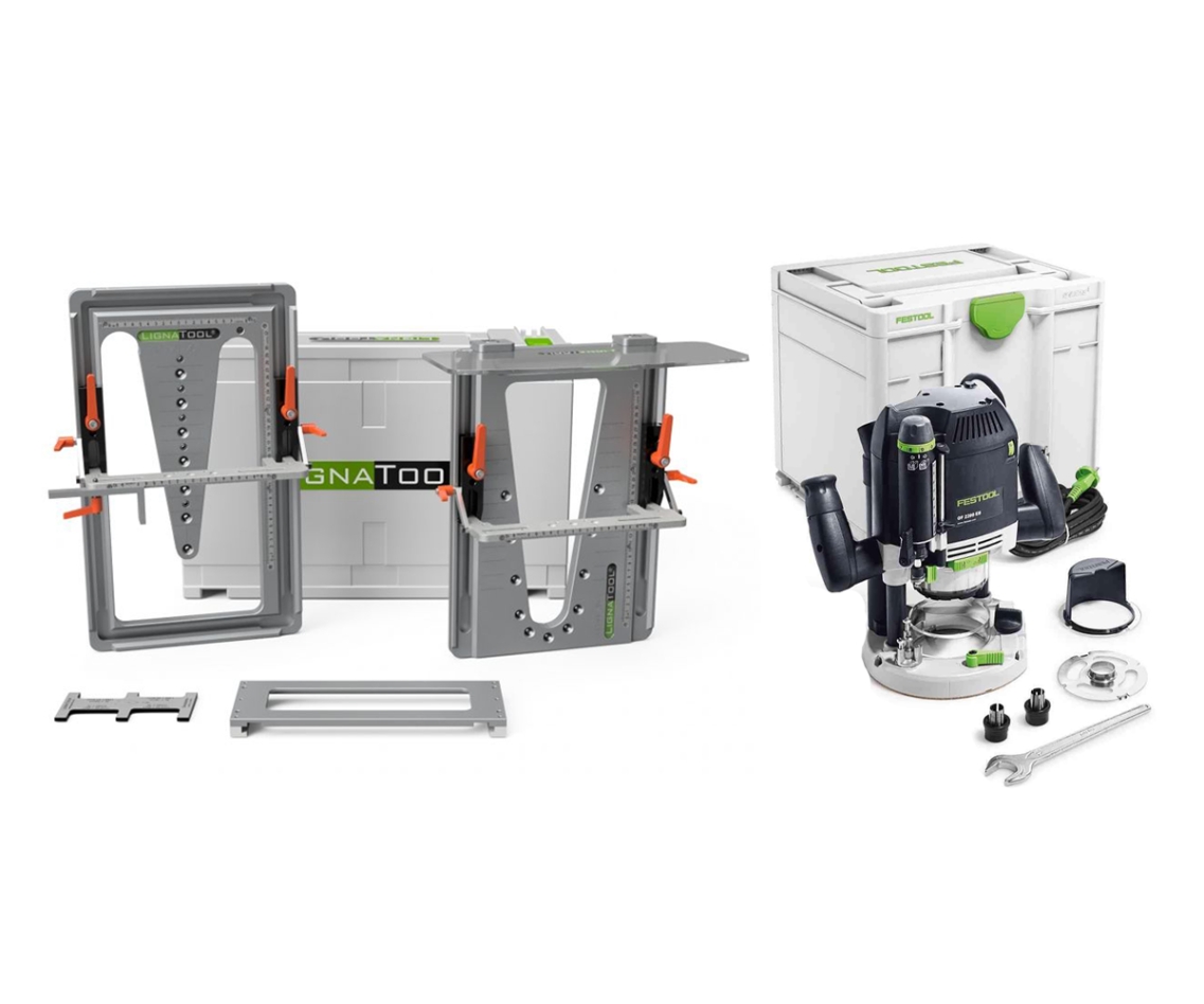 Lignatool LT080PROF2200 Svalehalefresemalsett Profi-pakke + Festool OF2200EB-Plus-fres