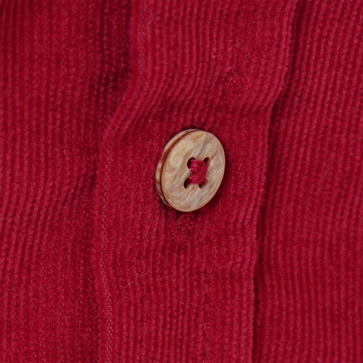 Jungen Weihnachtshemd aus Cord rot