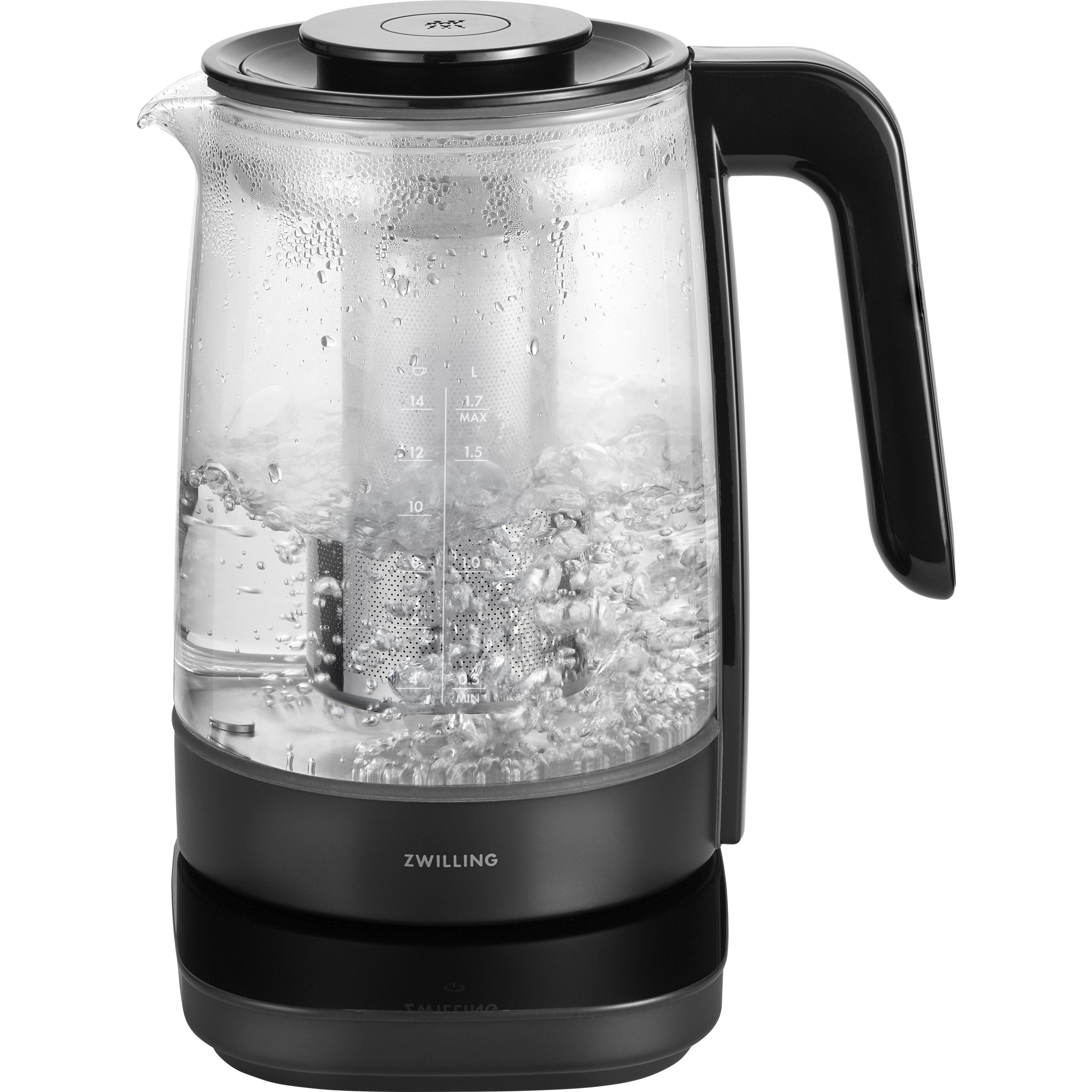Wasserkocher, 1,7 l, Schwarz