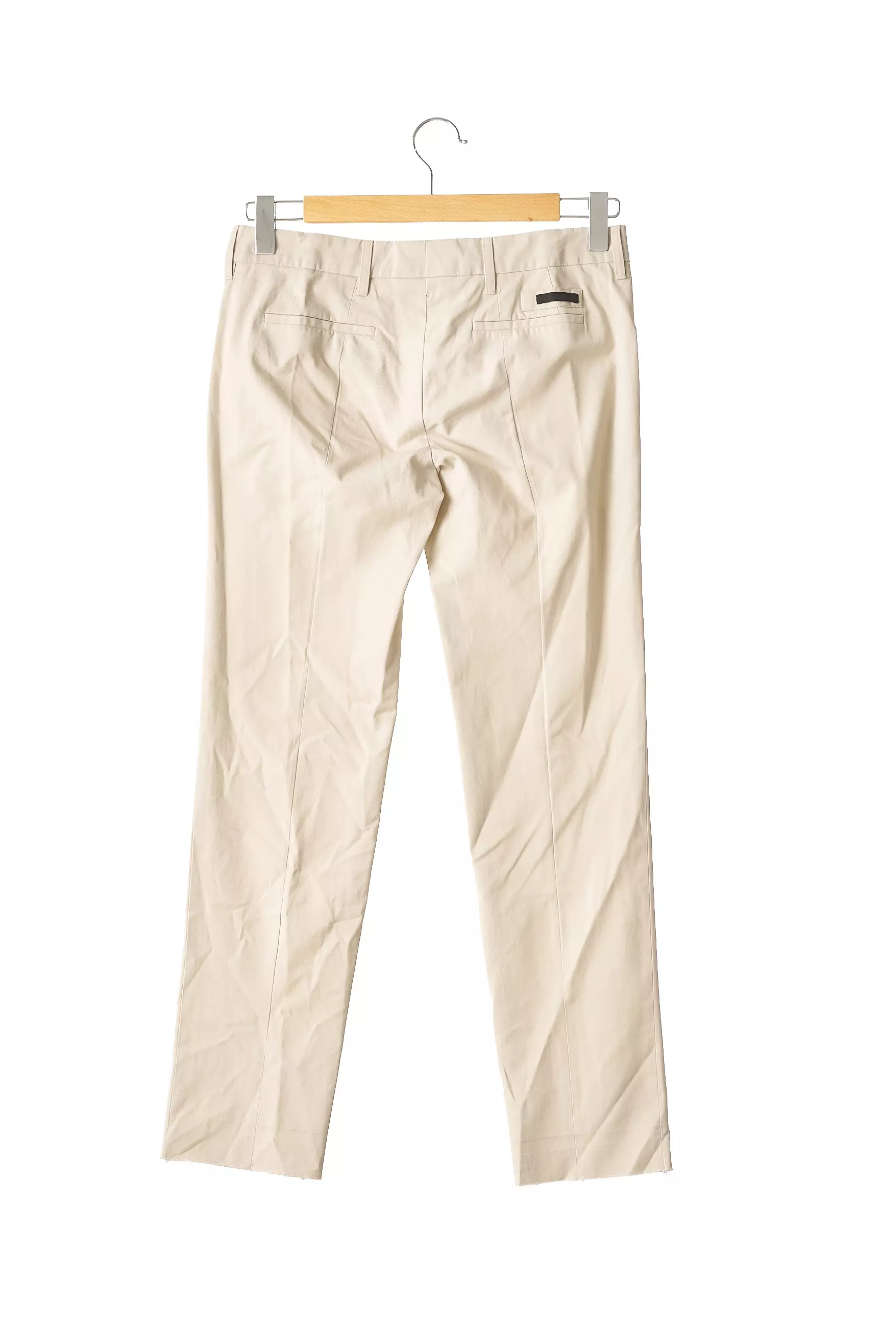 Prada Pantalon7 8 Femme couleur beige