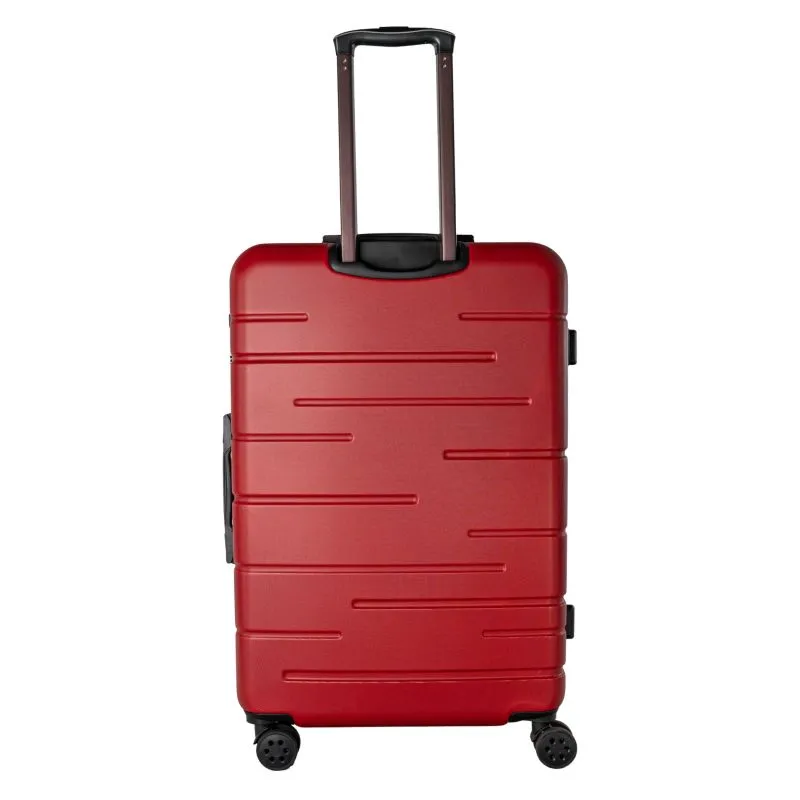 PSNGR Stripes Trolley L (76 cm) Erweiterbar- DK Red