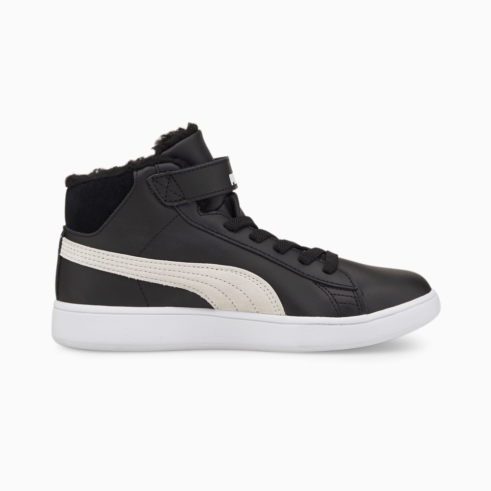 PUMA Smash v2 Mid Fur V 366896-02 / schwarz