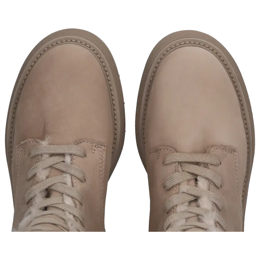 305 SOBE - Stiefeletten WEST gefüttert - beige