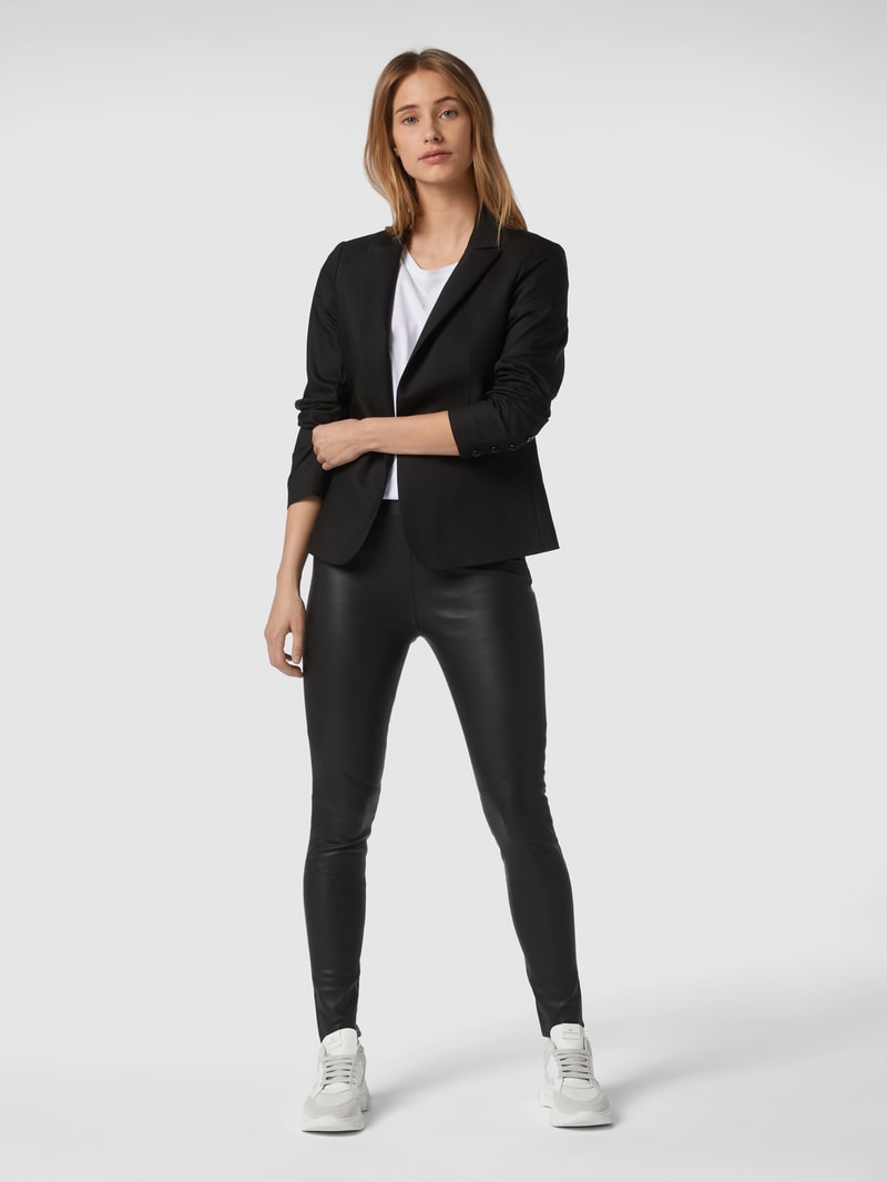 Blazer mit Reverskragen Modell 'BLAKE NIGHT' in schwarz