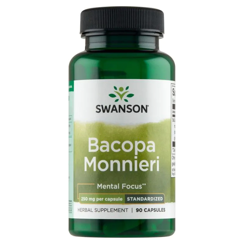 Swanson Bacopa Monniera Bacognize-ekstrakt 250 mg kapsler