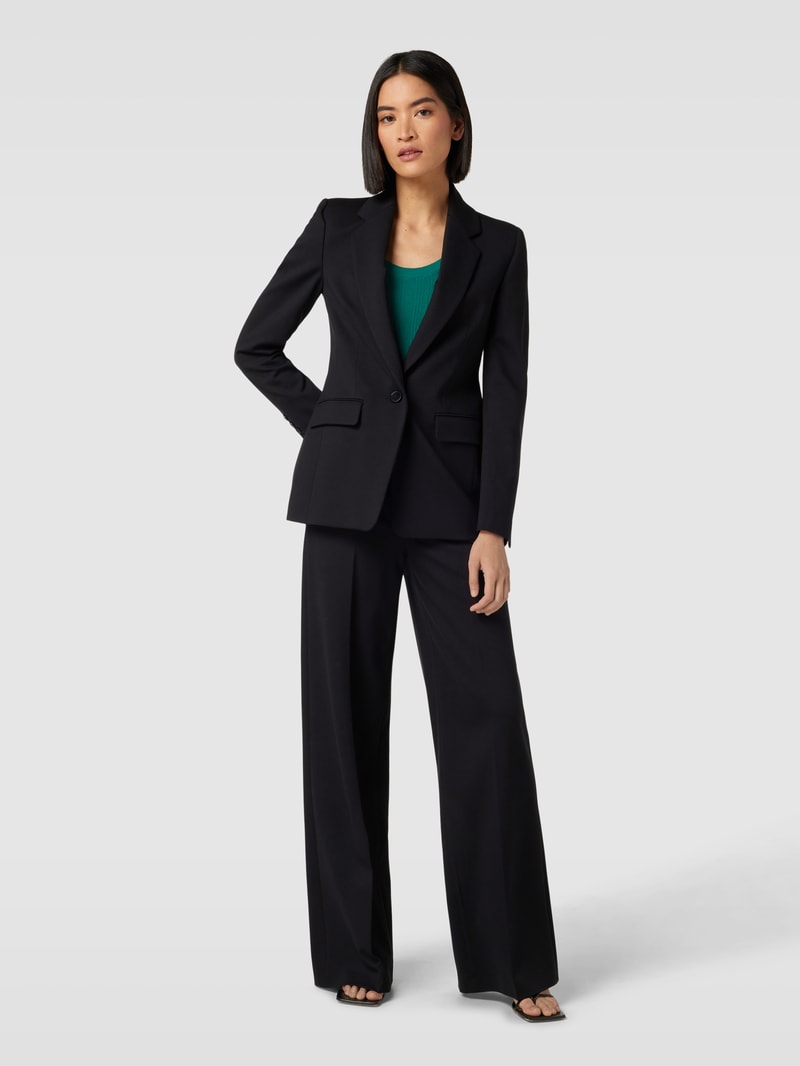 Blazer mit Reverskragen Modell 'ATLIN' in schwarz