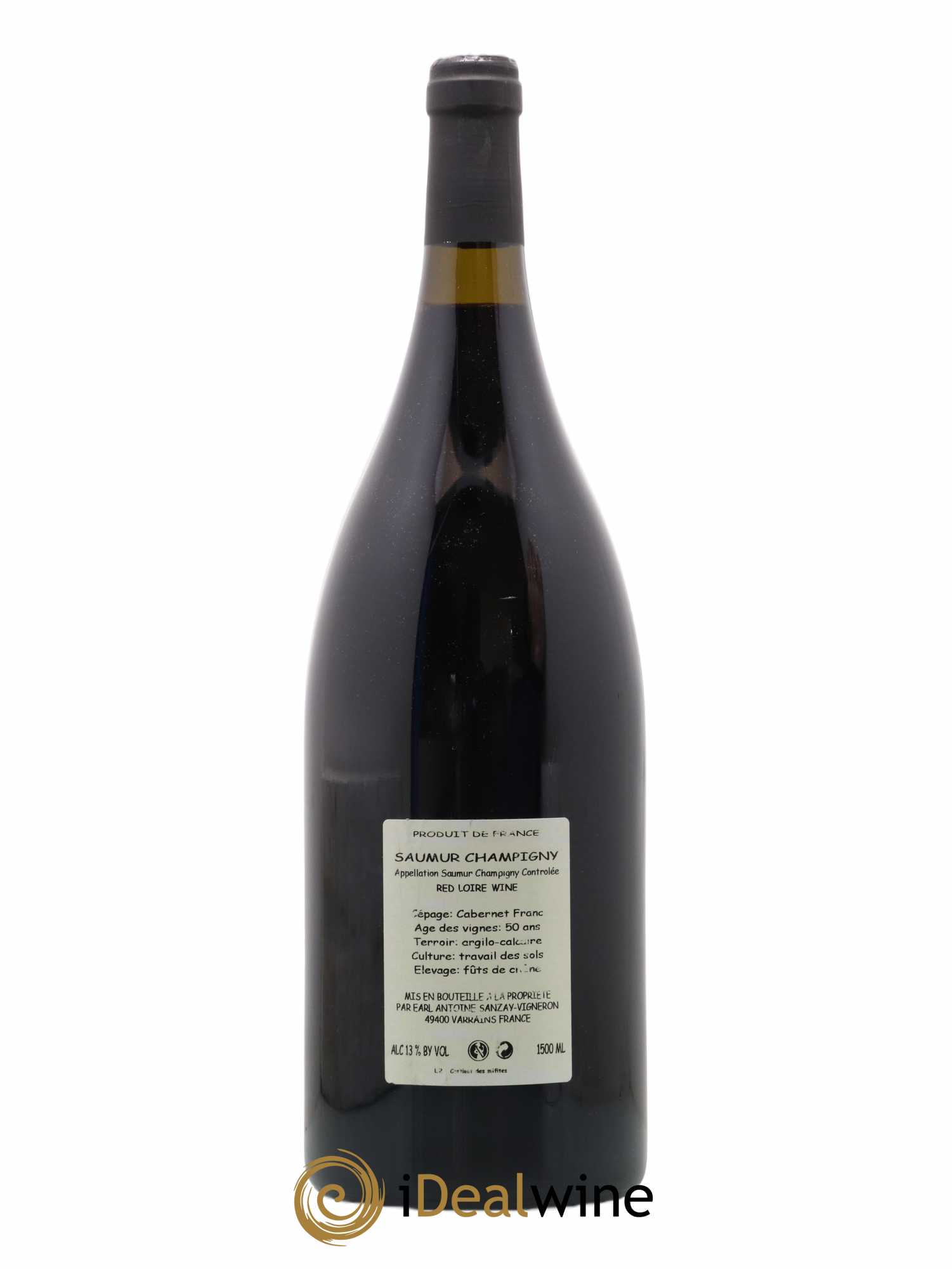 Saumur-Champigny Les Poyeux Antoine Sanzay  2010 - Lot de 1 Magnum