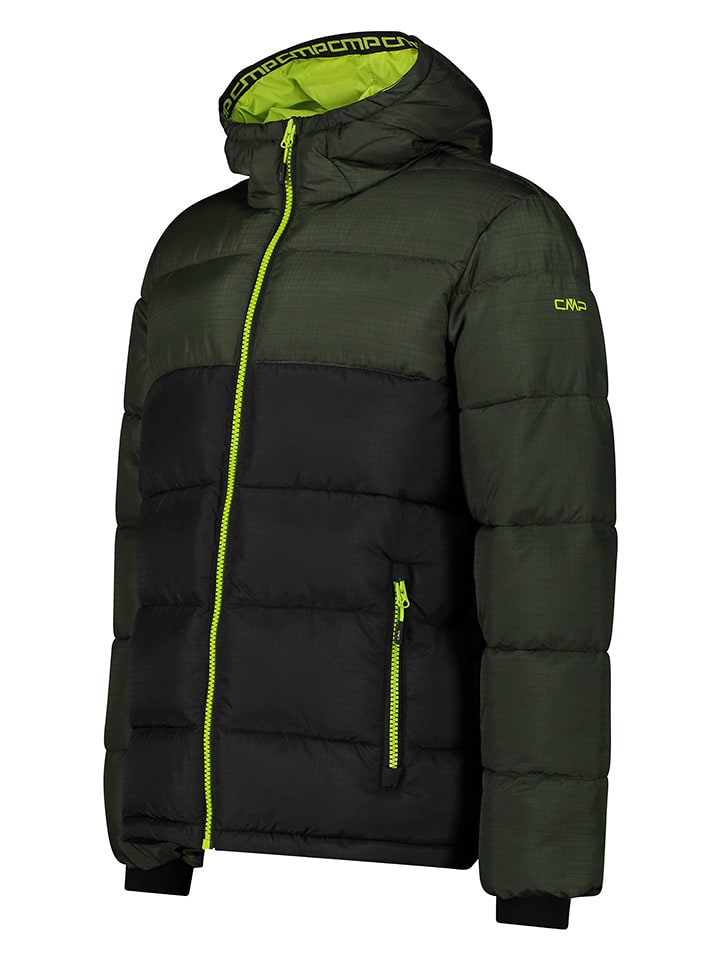CMP Steppjacke in Schwarz/ Grün günstig kaufen