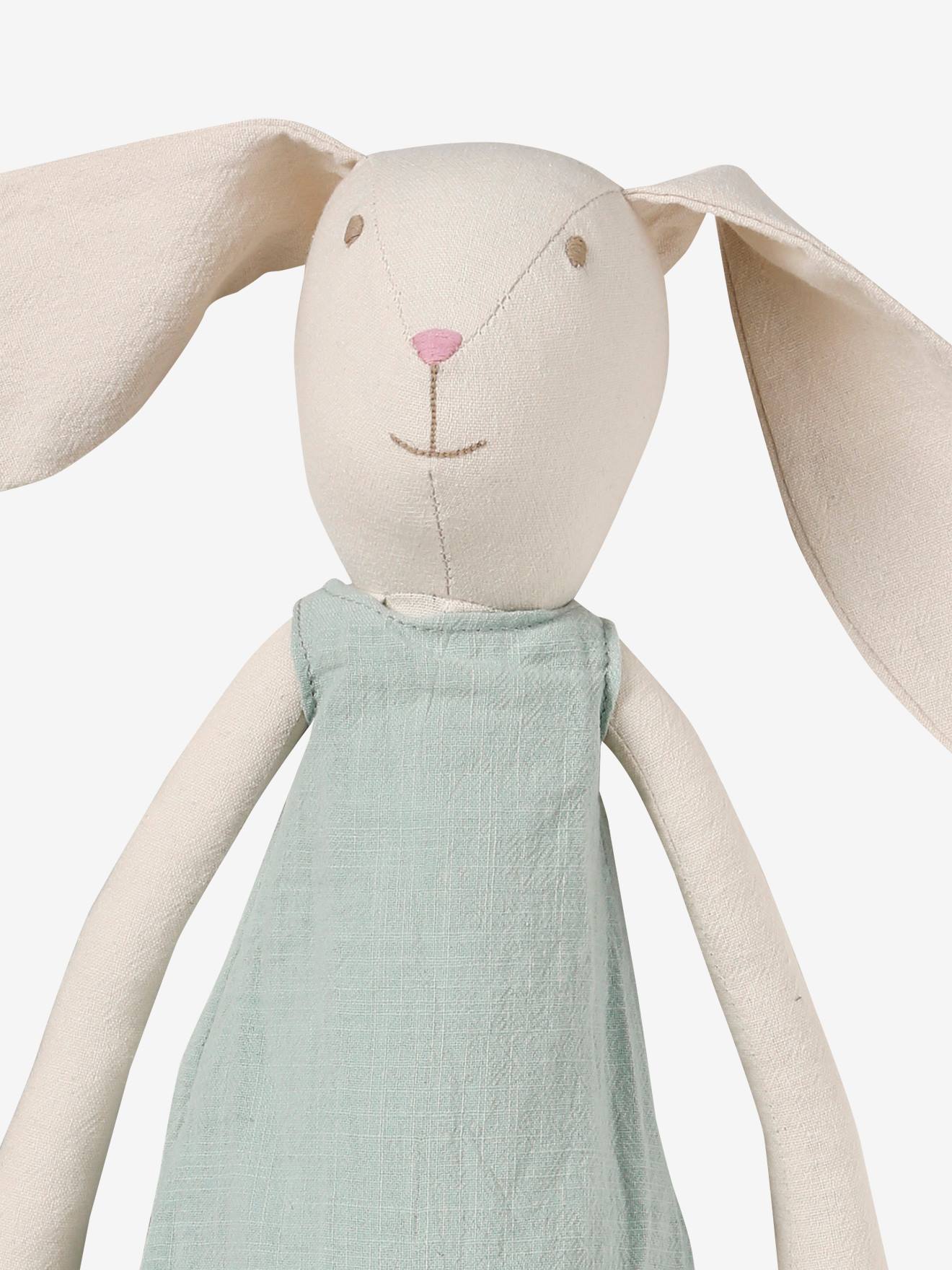 Vertbaudet Stoffpuppe, Kuschelhase MON COPAIN LAPIN - grün