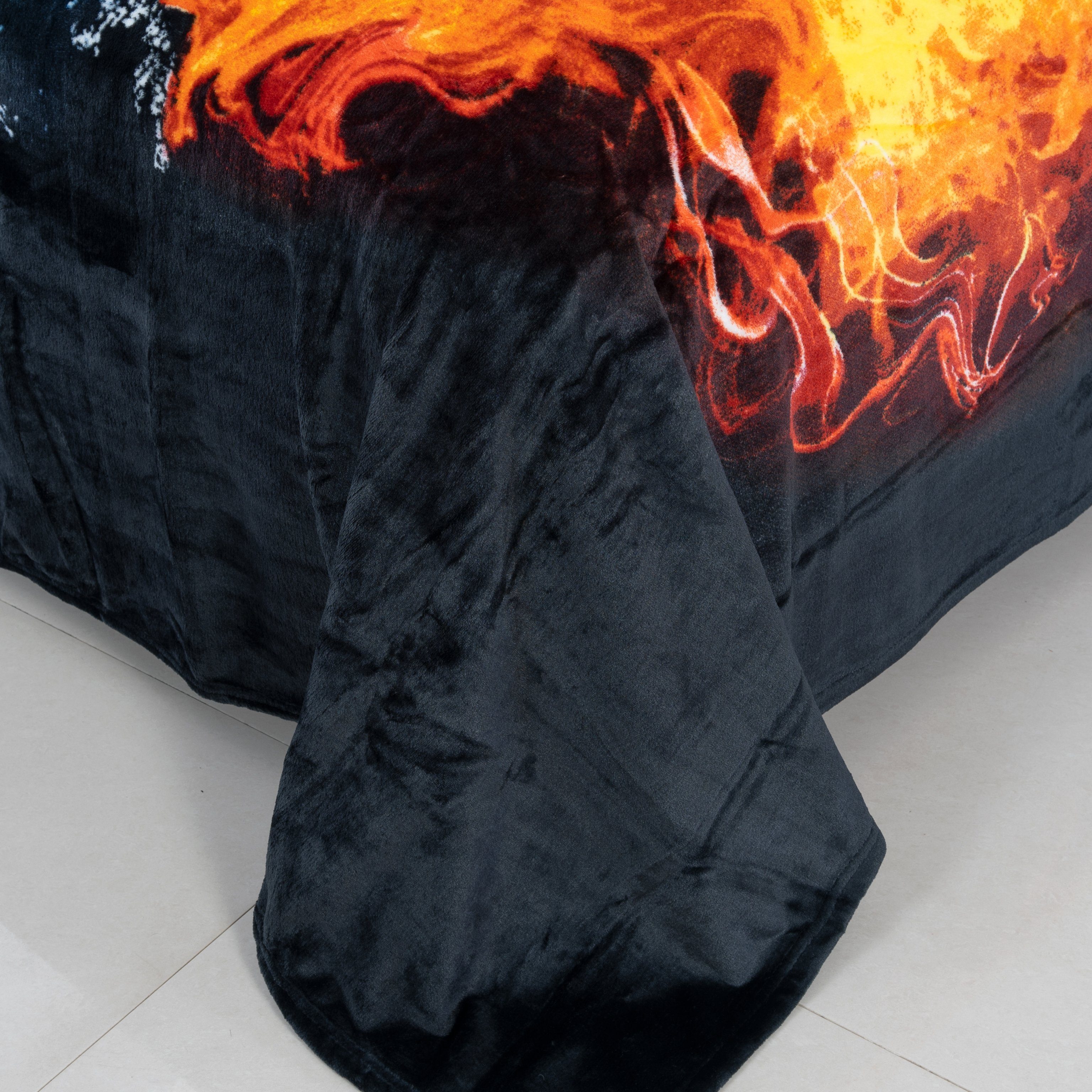 Wolldecke / Fußball / 150x200cm, Brilliant