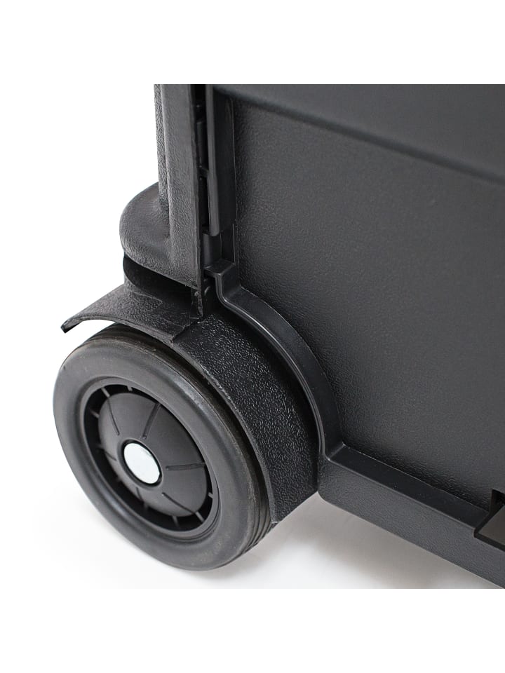relaxdays 2x Einkaufstrolley in Schwarz - (B)42 x (H)100 x (T)37 cm günstig kaufen onesize