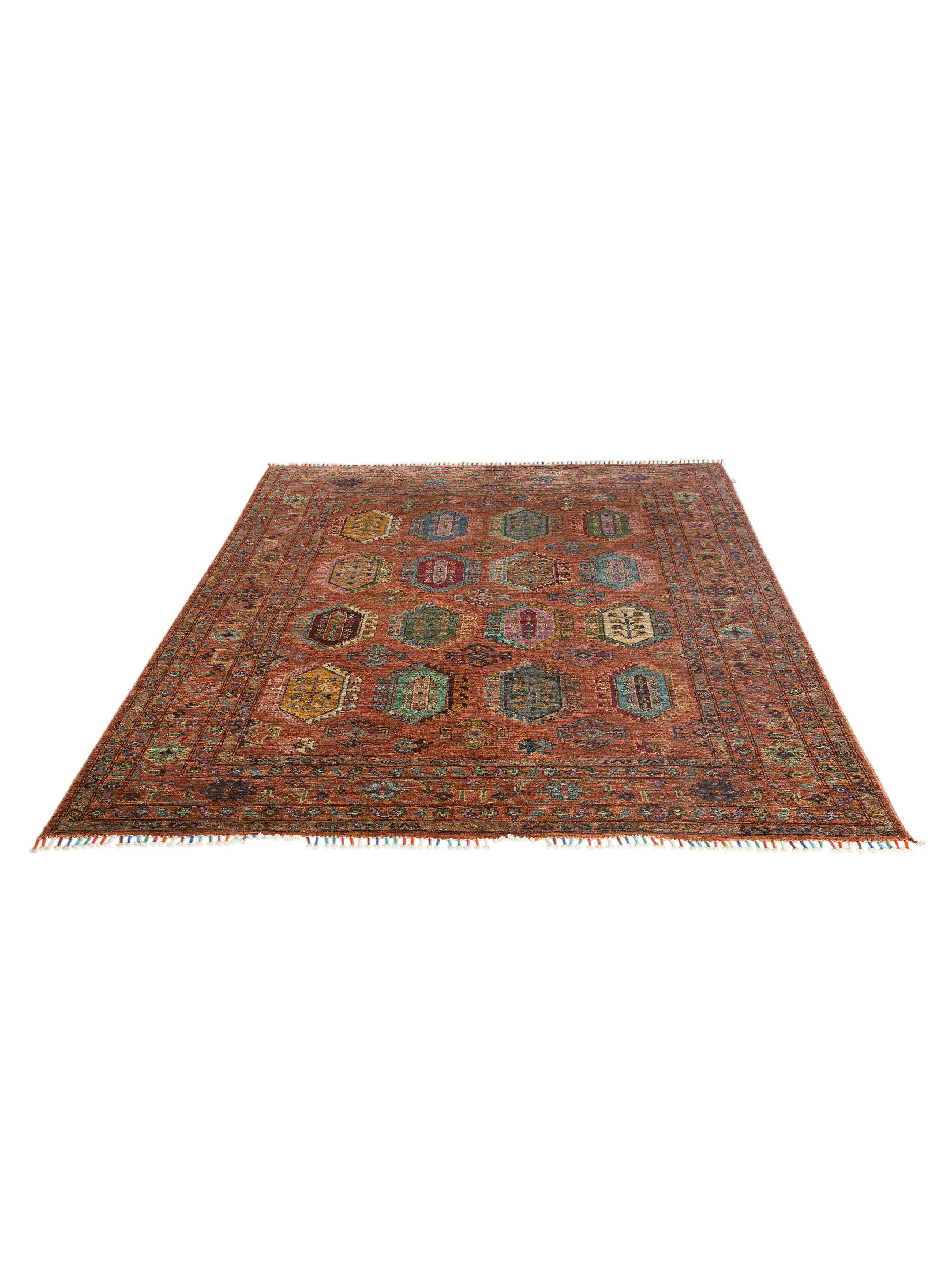 Kazak Ghazni ca. 172 x 243 cm, Unikat / Einzelstück