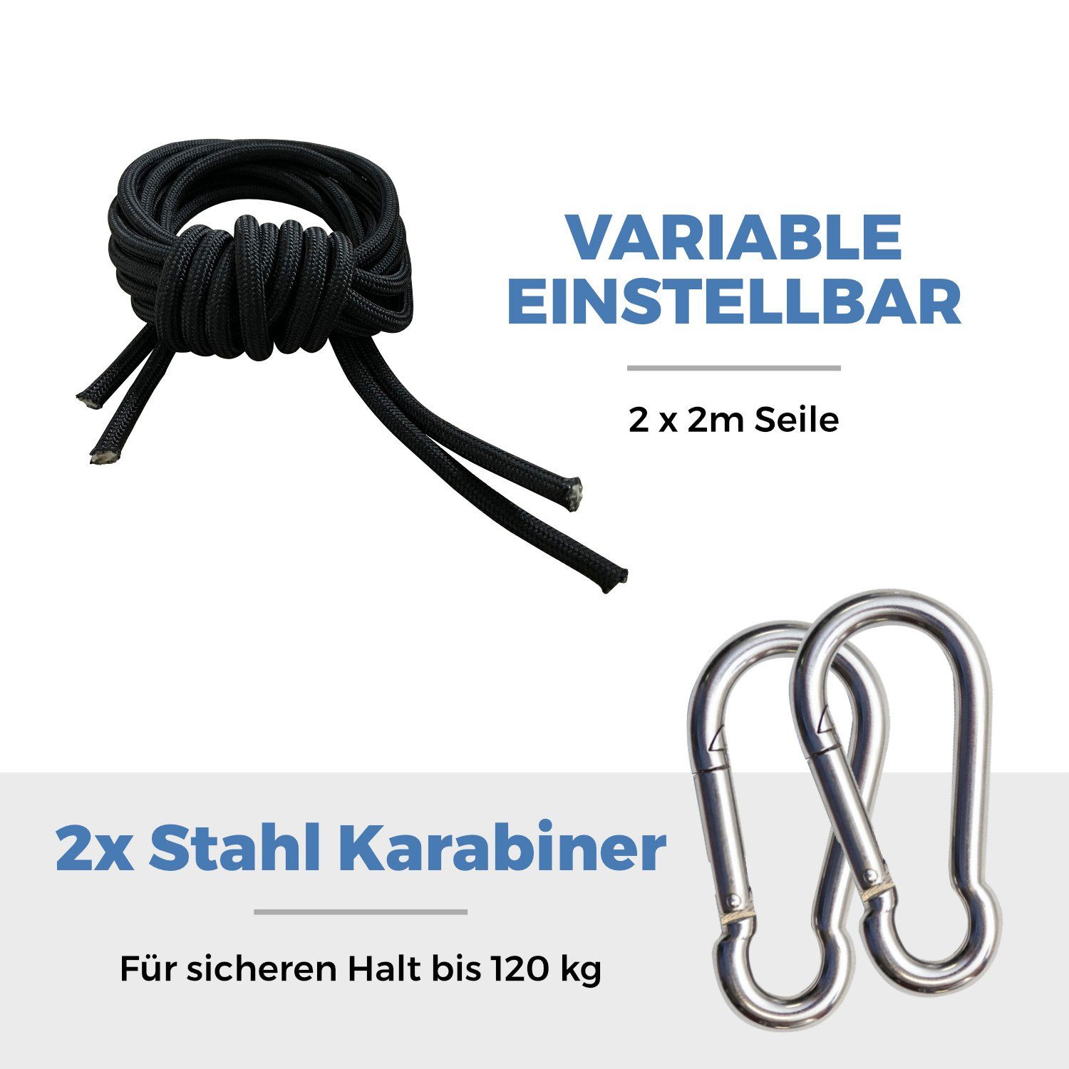 SVITA Hängematte SVITA Outdoor Hängematte, Aus Fallshirmnylon