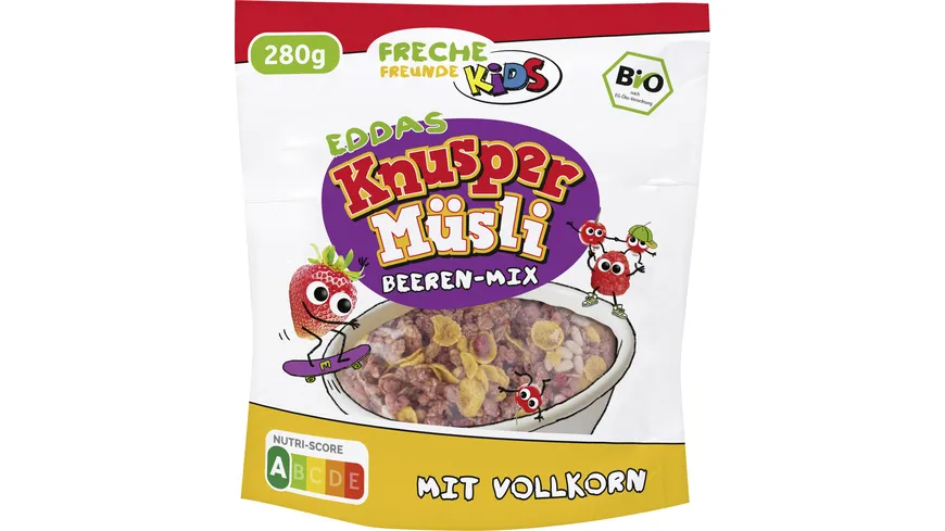 Freche Freunde Bio Eddas Knusper Müsli Beeren-Mix 280 g