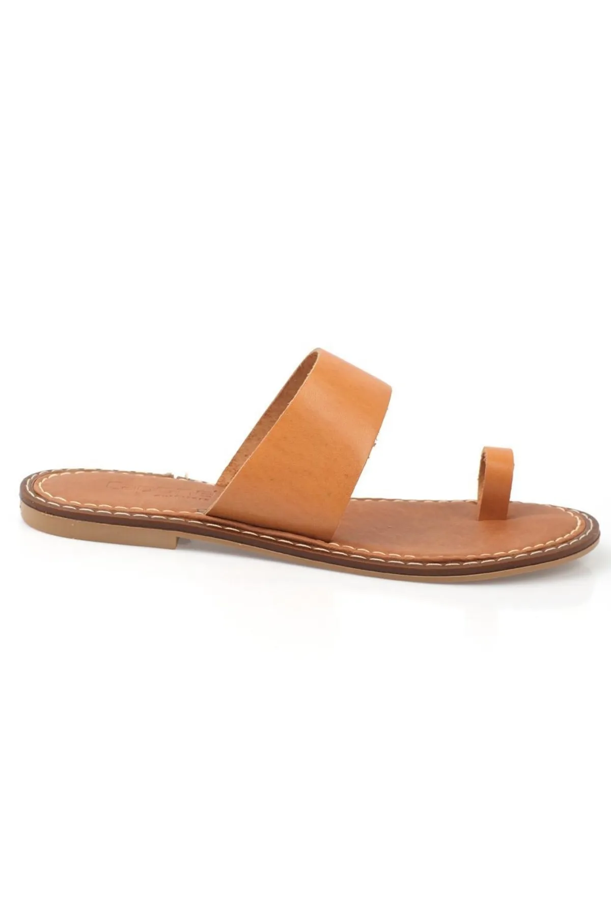Capone Outfitters  Pantolette - Braun - Flacher Absatz