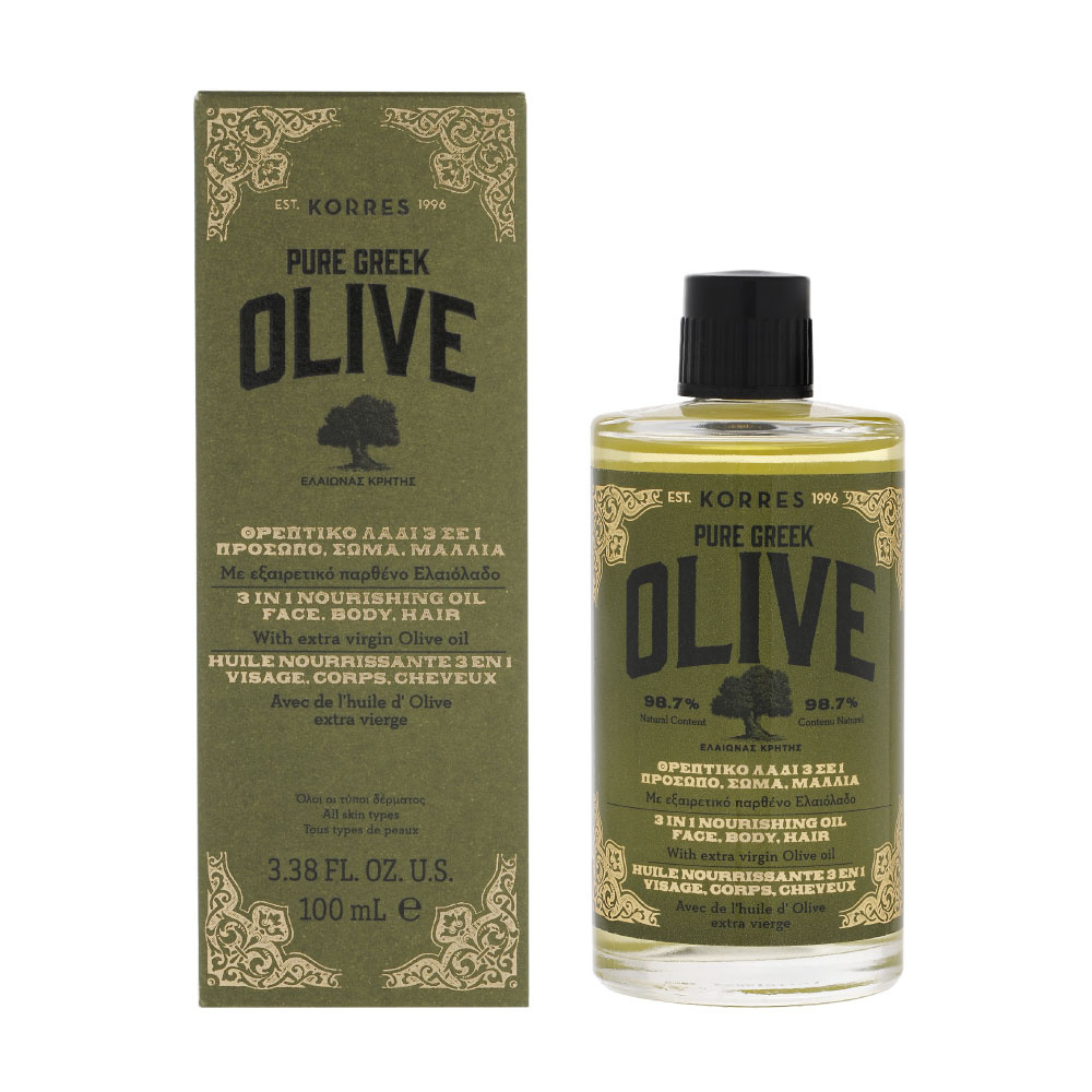 korres Huile nourrissante 3en1 Olive Hydratant & Nourrissant