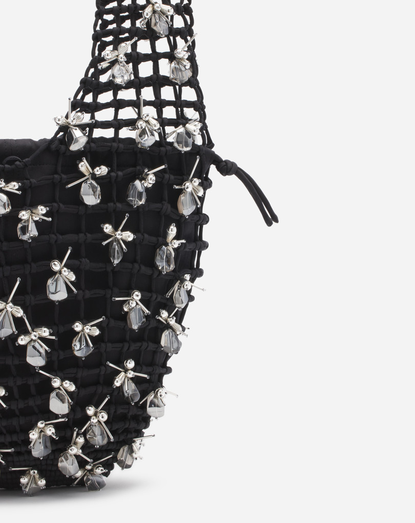 SAC MACRAMÉ BY LANVIN BRODE EN SATIN