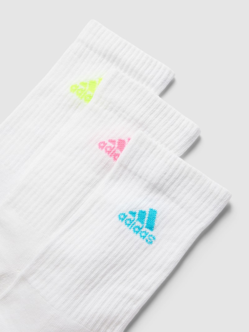 Socken mit Label-Stitching im 3er-Pack in rosa
