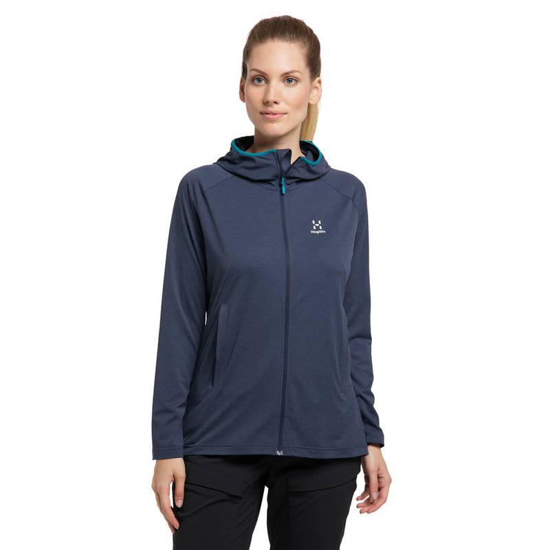 Haglöfs Mirre Mid Hood Fleecejacke Damen