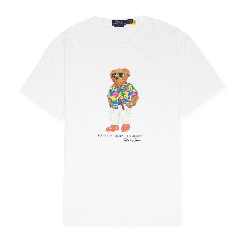 Polo Ralph Lauren T-Shirt white beach club bear