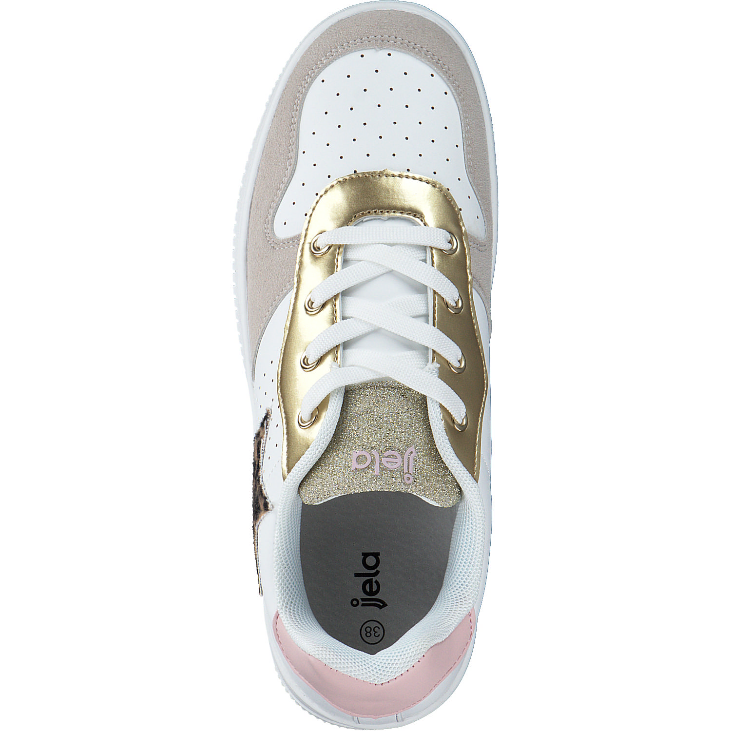 Jela Nellie 1210, Schnürschuhe, Kinder, Weiß