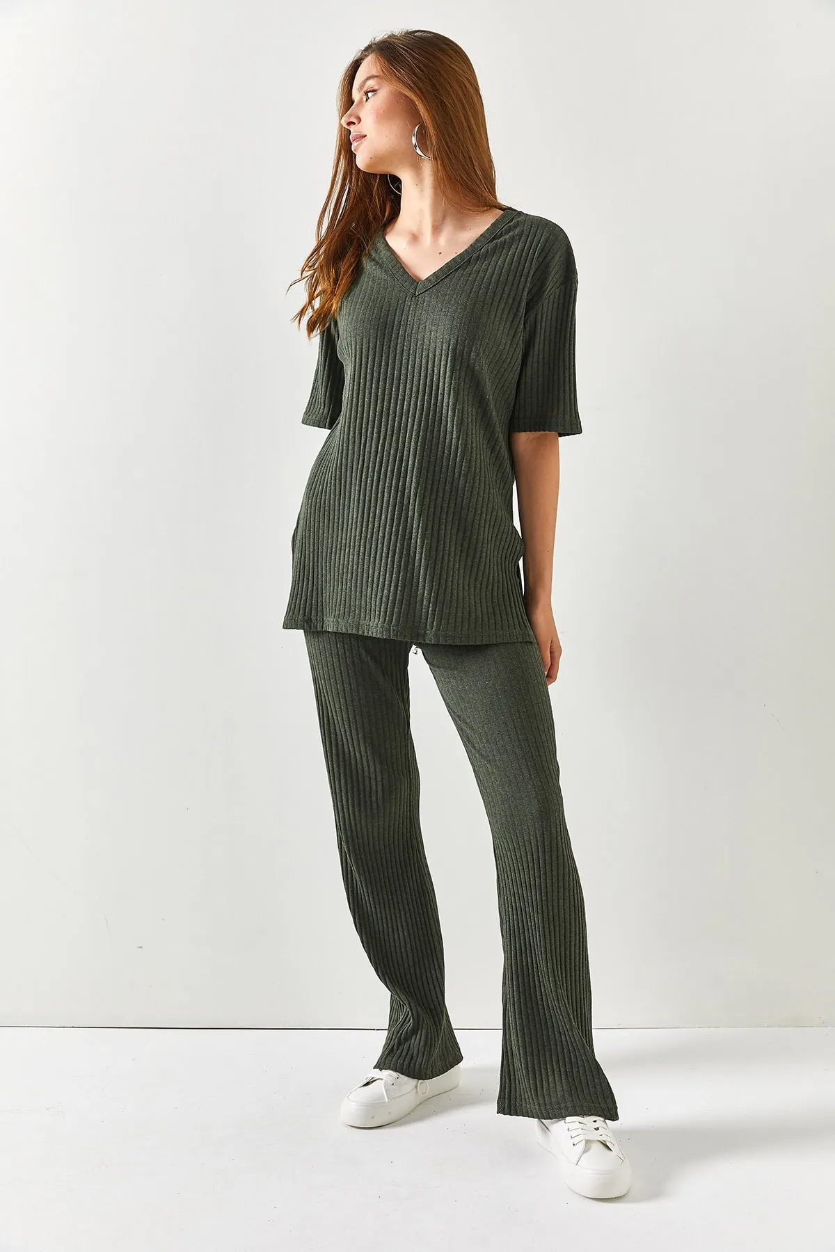Olalook  Zweiteiler - Khaki - Regular Fit
