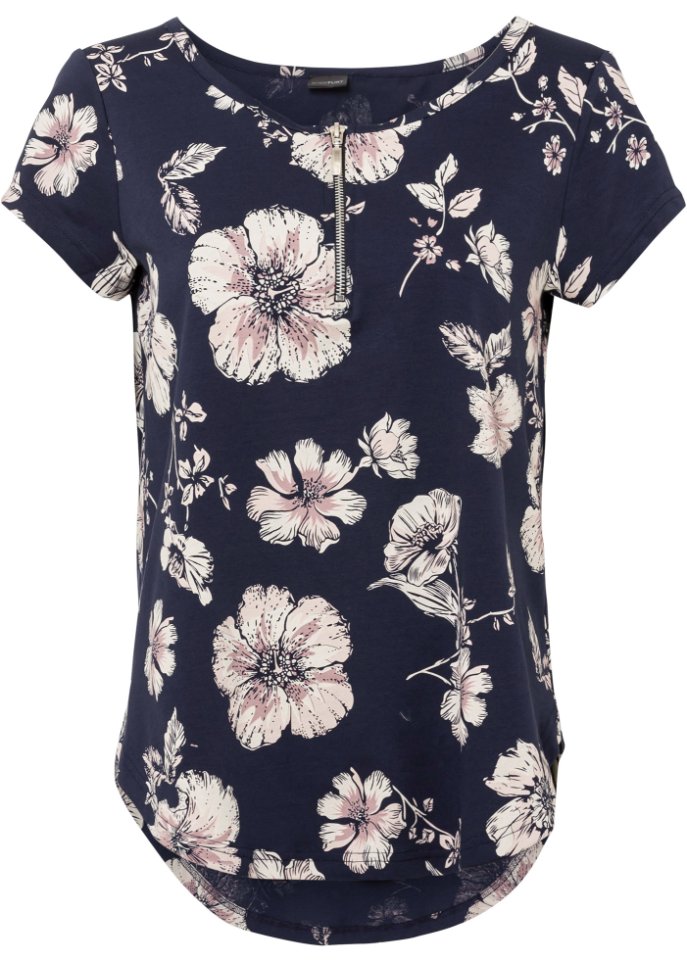 Shirt mit Reißverschluss