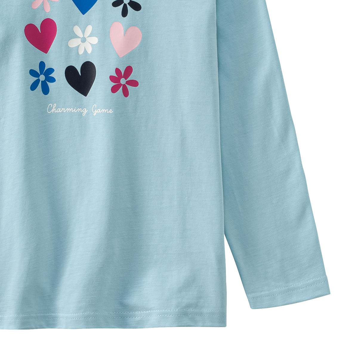 Mädchen Langarmshirt mit buntem Print