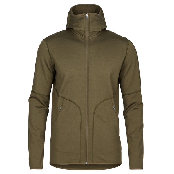 M MERINO 560 REALFLEECE ELEMTAL II LS ZIP H Herren - Wolljacke