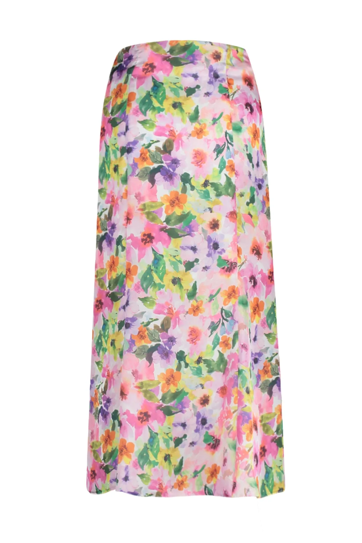 Trendyol Collection  Mehrfarbiger, gewebter Maxirock mit Blumenmuster TWOSS23ET00124