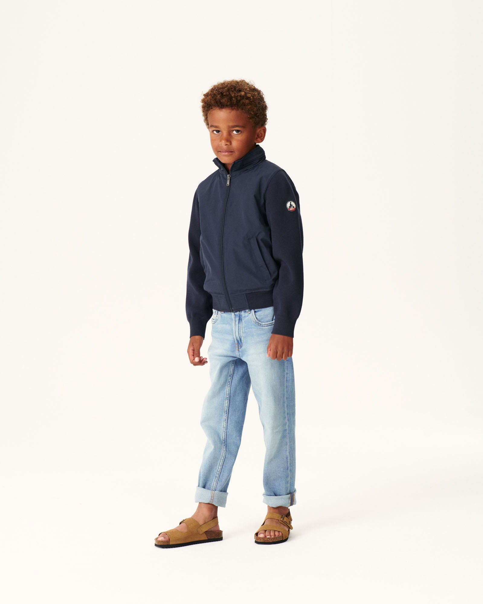 Veste légère à capuche Marine enfant Real