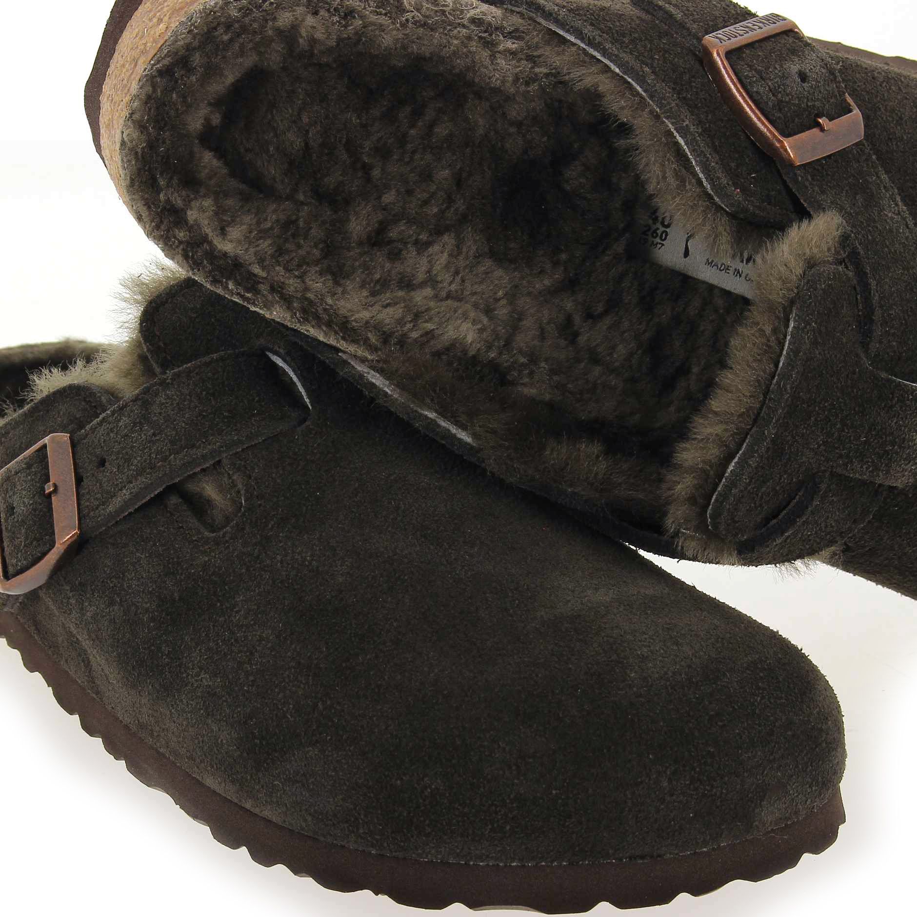 Birkenstock  BOSTON SHERLING - Moka