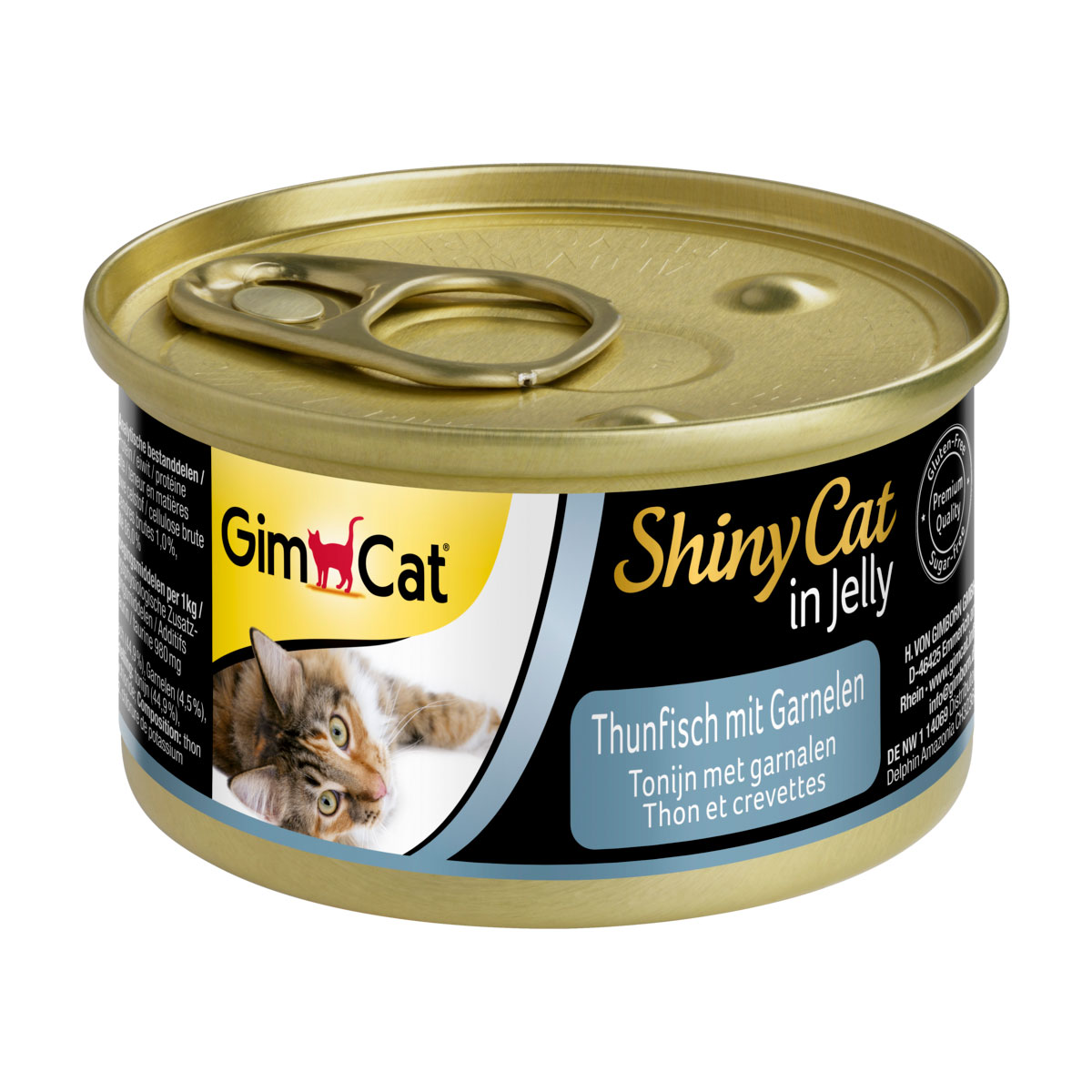 GimCat ShinyCat Thunfisch mit Garnelen 6x70g kaufen