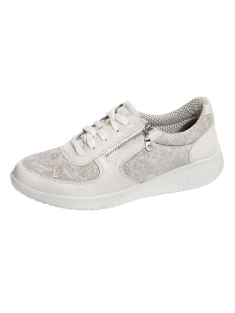 Schnürschuh mit floralem Druck