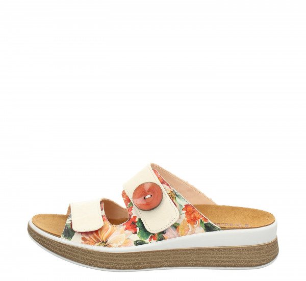 MEGGIE Pantolette - Ivory/Kombi