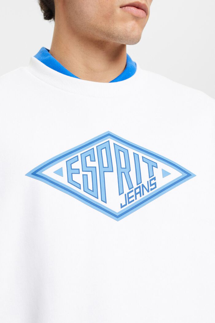 Rundhals-Sweatshirt mit Logoprint