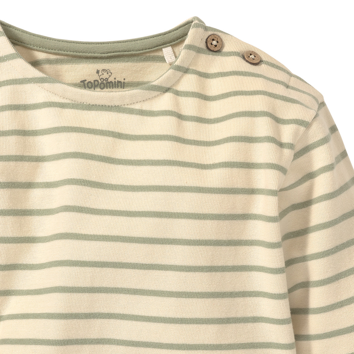 Newborn Langarmshirt aus Bio-Baumwolle