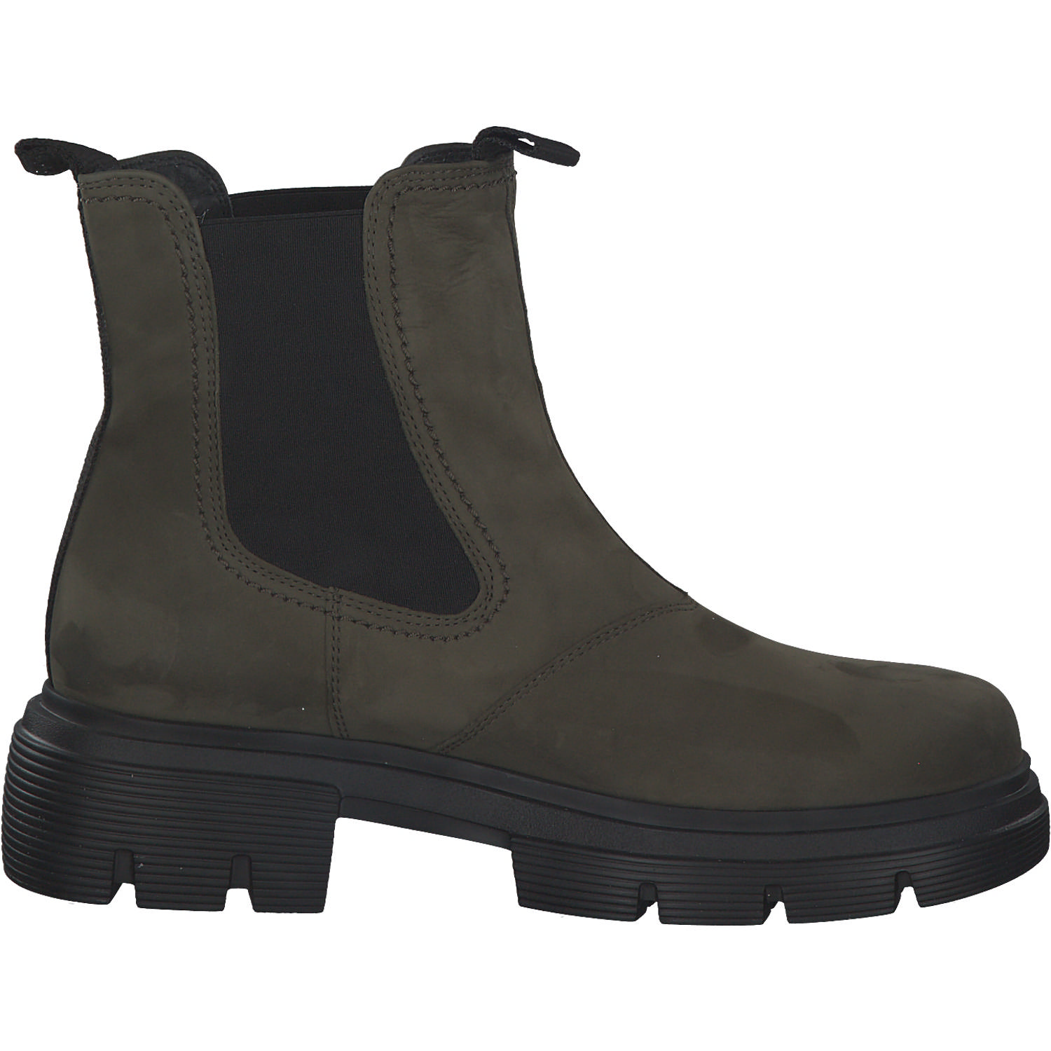 Paul Green 9894, Chelsea Boots, Damen, oliv