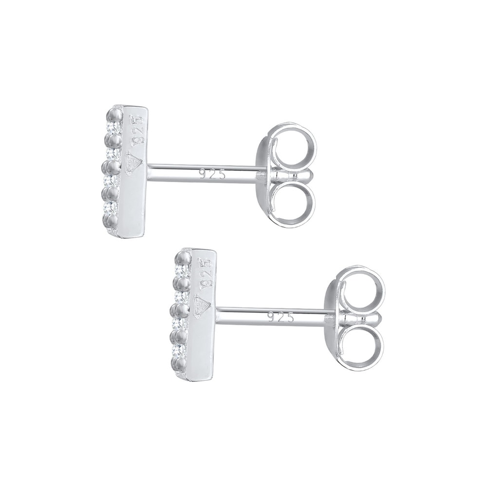 Elli Elli Boucles d'Oreilles pour Femmes avec cristaux zirconium en argent massif 925 Boucles d'oreilles