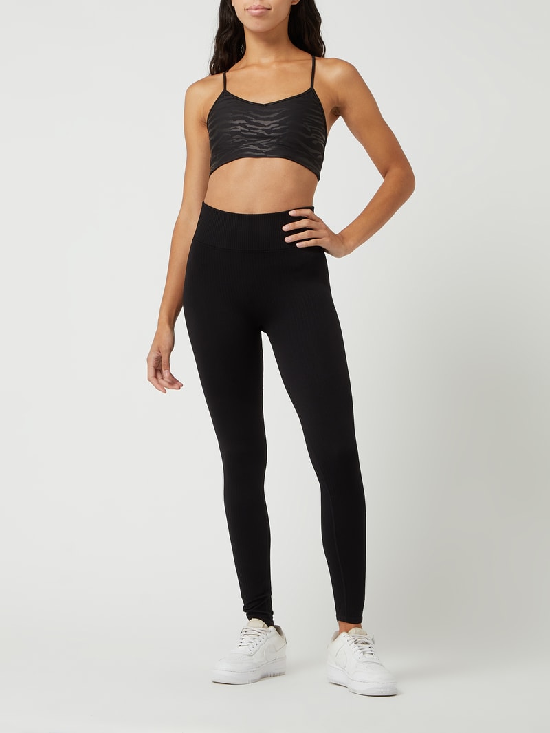 Bustier mit Spaghettiträgern in schwarz