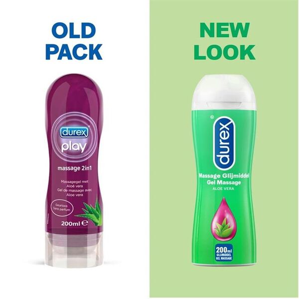 Durex Play Aloe Vera 2 az 1-ben masszázsolaj és síkosító orvostechnikai eszköz - 200ml