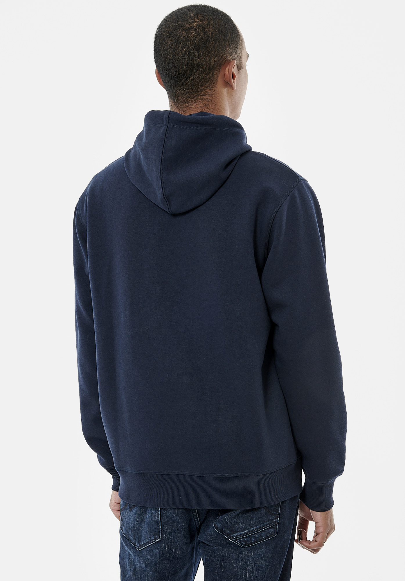 RAMS   Sweat université bleu marine homme