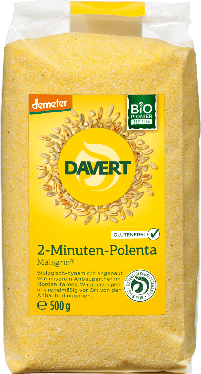 Grieß, 2- Minuten-Polenta, glutenfrei, 500 g