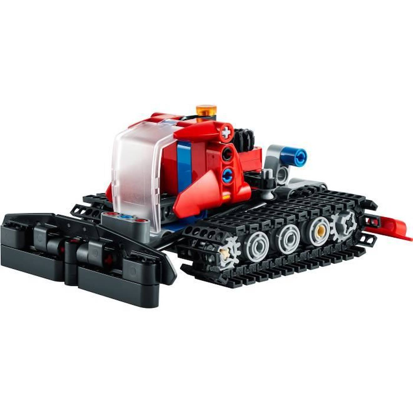 LEGO® Technic 42148 La Dameuse, 2-en-1, Jouet de Construction, avec Motoneige, Maquette Véhicule blanc