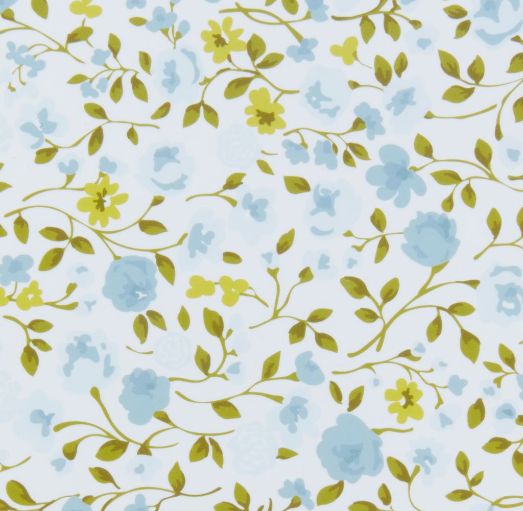 FLORA FLORA-underlag 33x42 blå og hvit