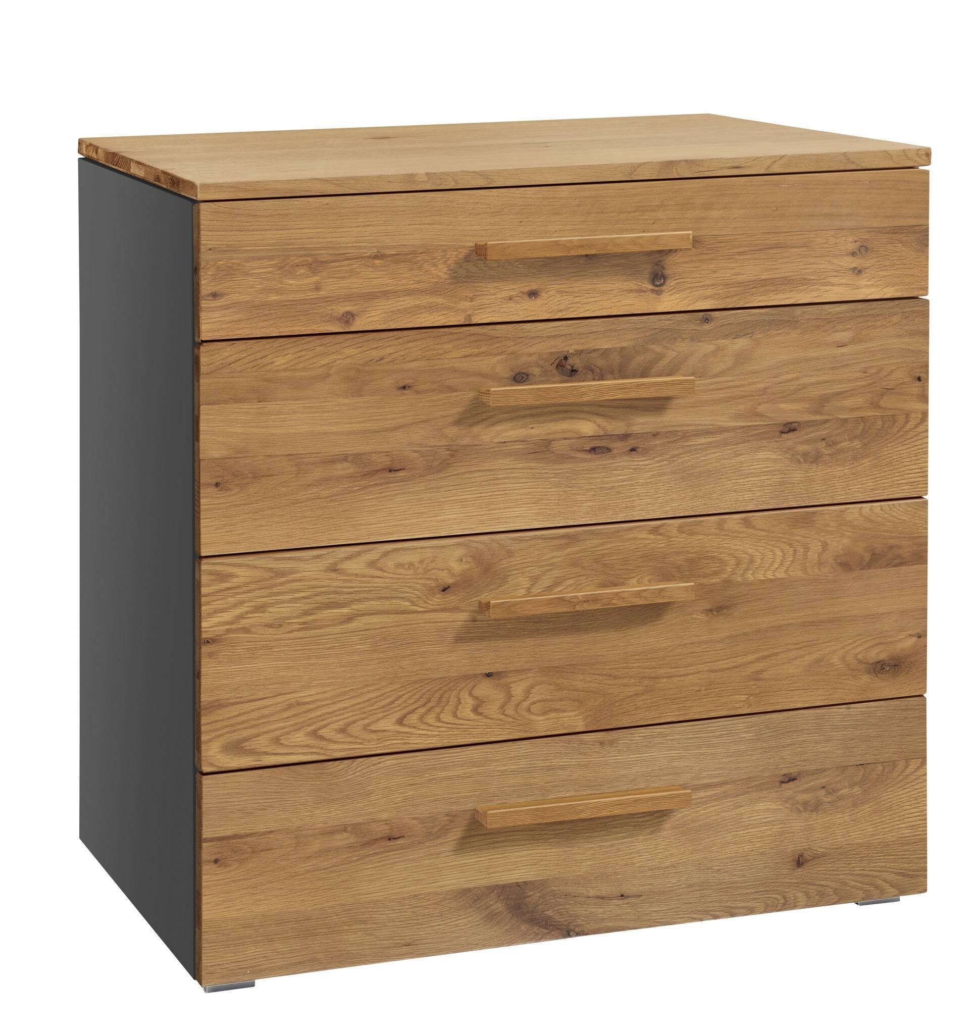 HASENA Highboard Hasena Accessoires Atrine Kommode Massivholz 90x50x86 (1)