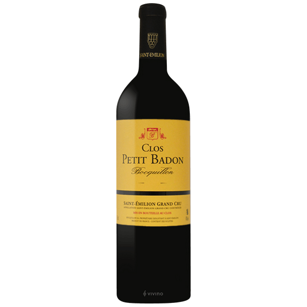 BocquillonClos Petit Badon Saint-Émilion Grand Cru 2019